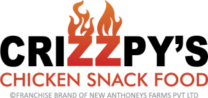 Product logo of Crizzpy's, chicken snack food by Anthoney’s Chicken Farm